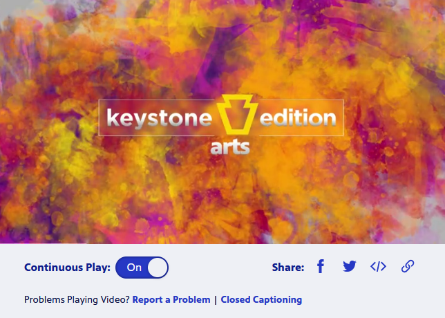 Keystone Edition Arts on PBS, May 2021