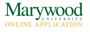 Apply to Marywood using our official online application