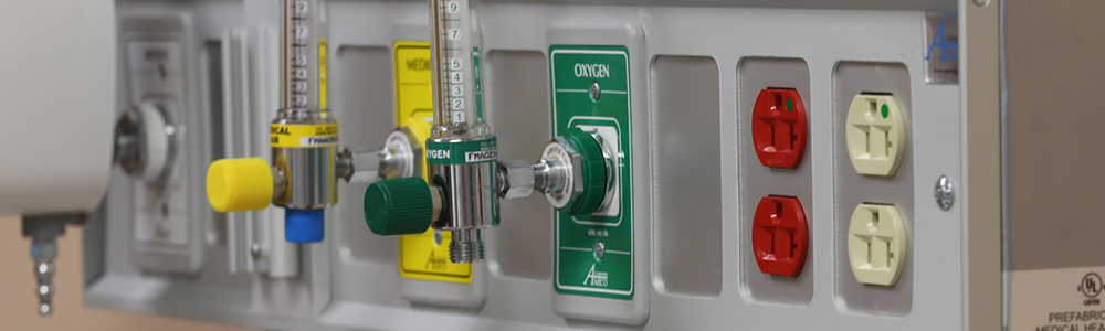 Hospital Room Equipment Panel